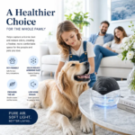 Water-Based Air Purifier withEssential Oil Diffuser, LEDNight Light, Air Cleaner forHome, Smoke, Pets & OdorControl - Image 3