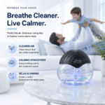 Water-Based Air Purifier withEssential Oil Diffuser, LEDNight Light, Air Cleaner forHome, Smoke, Pets & OdorControl - Image 4