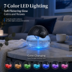 Water-Based Air Purifier withEssential Oil Diffuser, LEDNight Light, Air Cleaner forHome, Smoke, Pets & OdorControl - Image 6