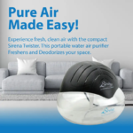 Water-Based Air Purifier withEssential Oil Diffuser, LEDNight Light, Air Cleaner forHome, Smoke, Pets & OdorControl - Image 8